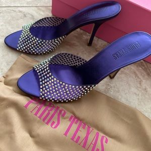 Purple bedazzled Paris Texas heels. Size 9. Brand new and never worn.